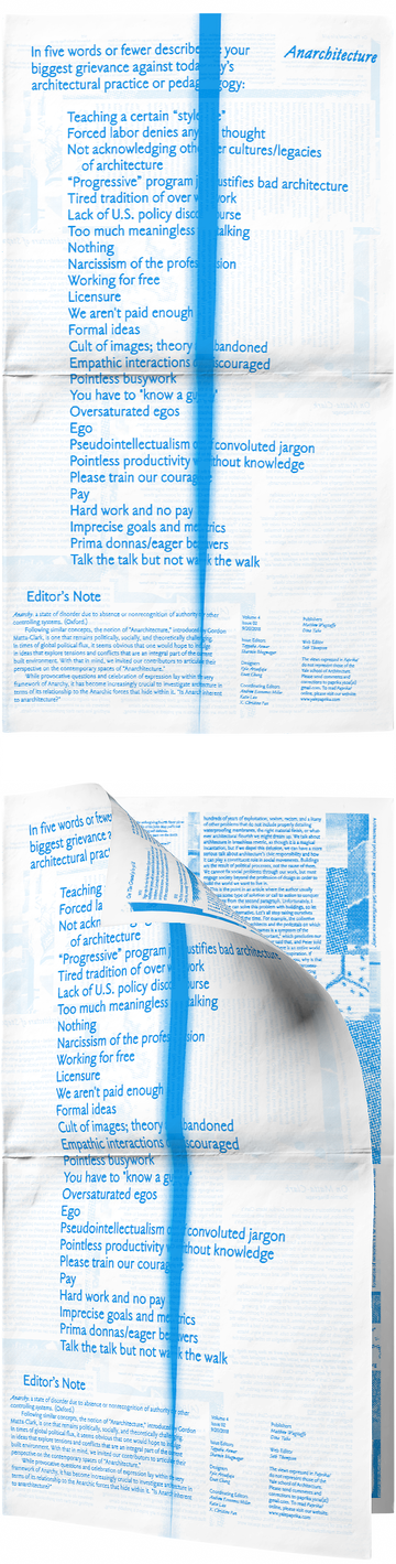 The cover of Anarchitecture